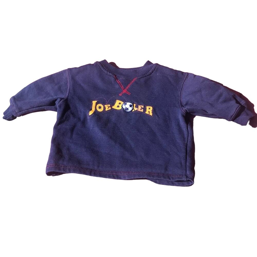 Joe Boxer Soccer Blue Sweatshirt Boys Size 18 Months
